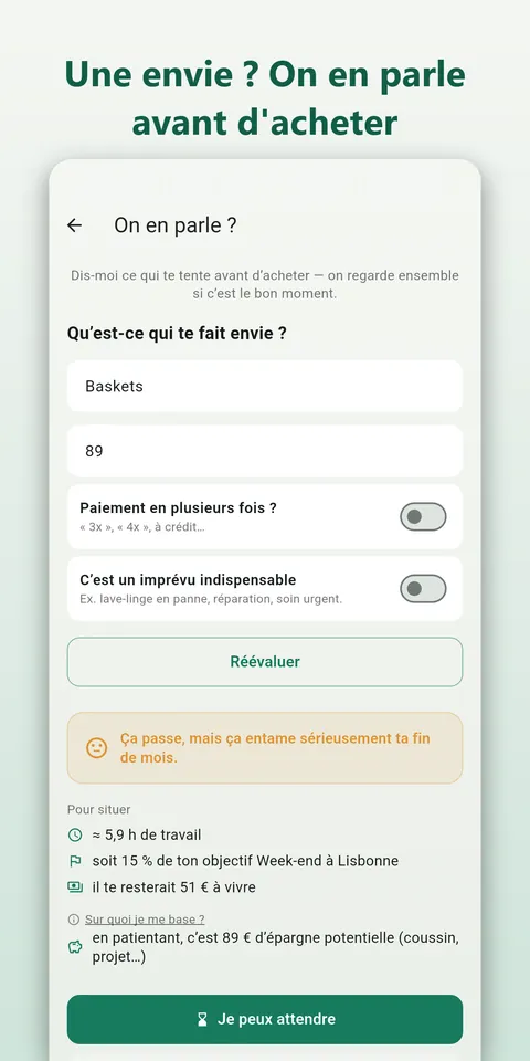 Osaru — une envie ? On en parle avec Bud avant d'acheter (le sas anti-achat impulsif)